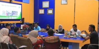 Kadishub Dumai, Said Effendi saat memimpin rapat persiapan untuk kegiatan forum Lalu Lintas dan Angkutan Jalan (LLAJ) serta program Sadar Lalu Lintas Usia Dini (SALUD) Kamis (13/7/2024).