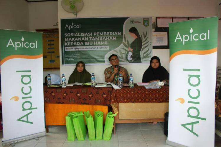 Sosialisasi untuk Ibu Hamil, Apical Dumai Lanjutkan Program Penanggulangan Stunting