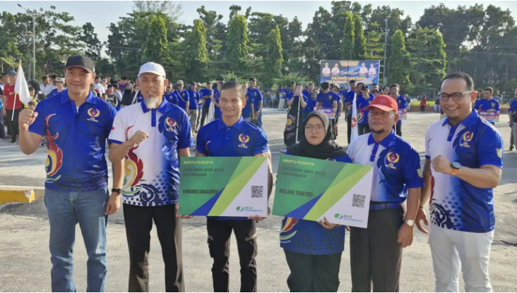 Paisal usai membuka Kejurkot Dumai 2024, Sabtu (13/07/2024) petang di halaman Mall Pelayanan Publik (MPP).