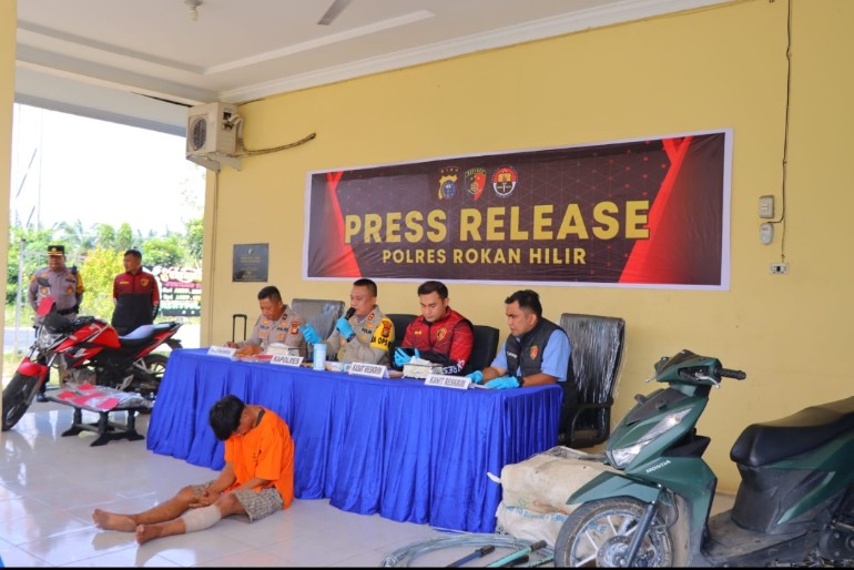 Pembunuhan Sadis Wanita Muda di Rohil, Hanya Karena Pesan Singkat di HP