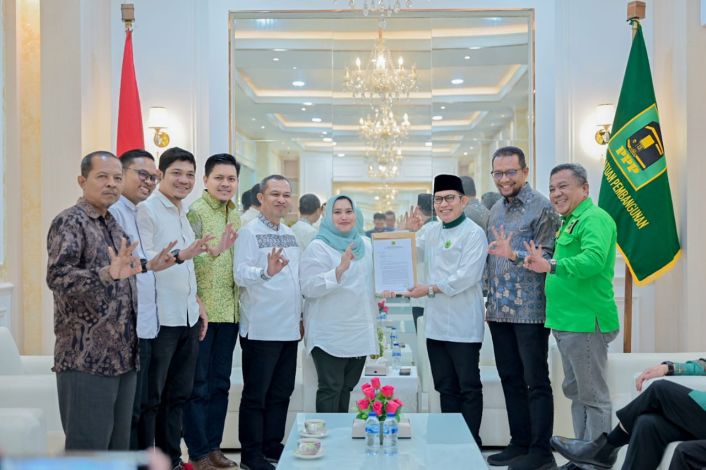 Kasmarni dan Bagus Santoso Resmi Diusung PPP di Pilkada Bengkalis 2024