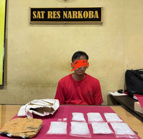 Warga Bengkalis Ditangkap Bawa 771 Gram Sabu di Tambusai Tengah, Rohul