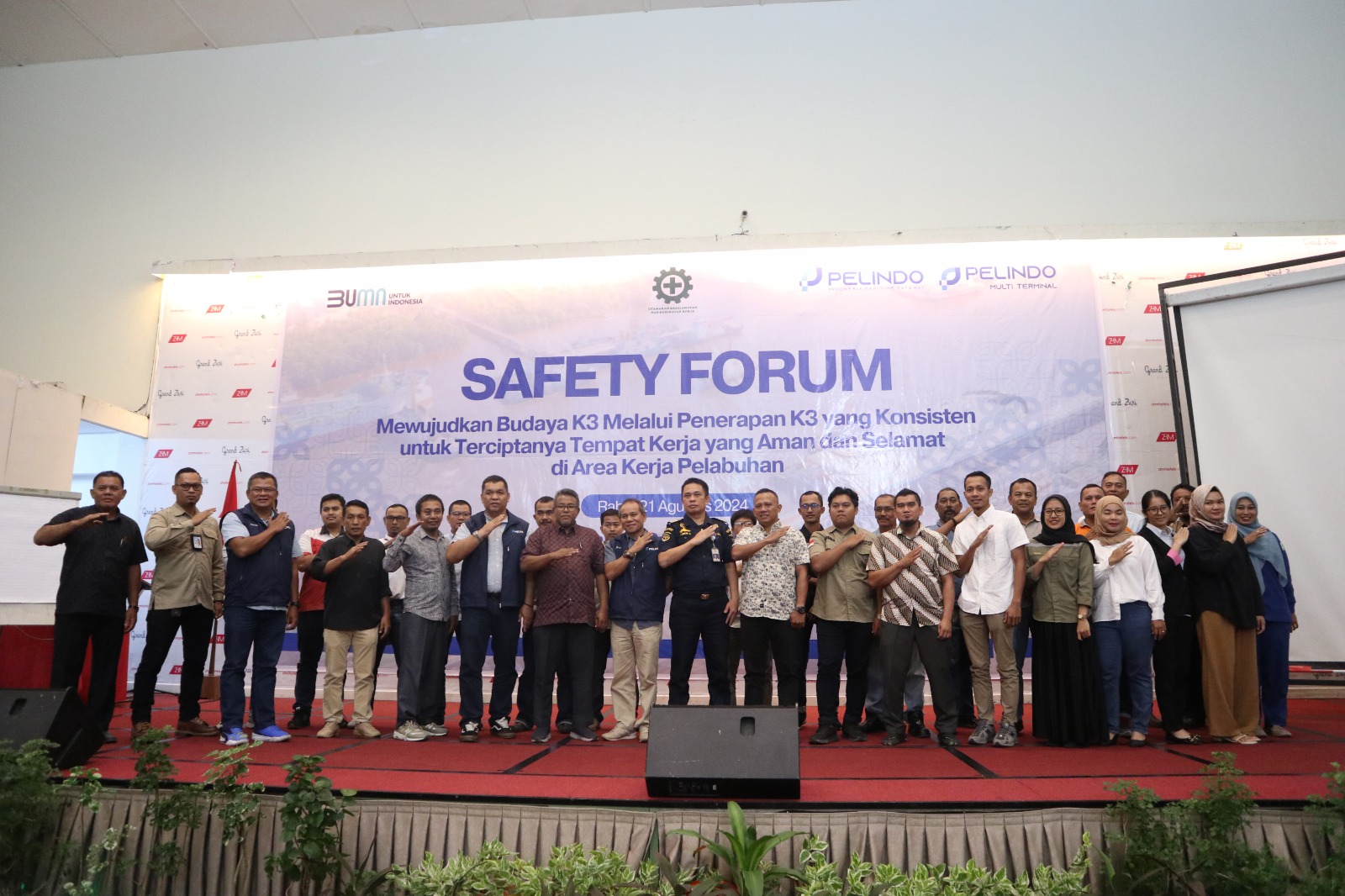 75 Perusahaan Ikuti Safety Forum Eksternal K3 PT Pelindo di Dumai