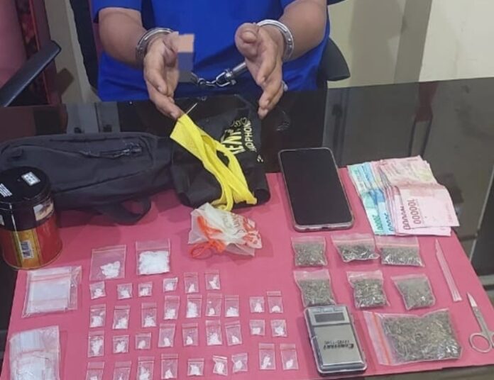 Polisi Ciduk Bandar Narkoba di Bukit Datuk Dumai, 35 Paket Sabu dan 7 Paket Ganja Diamankan