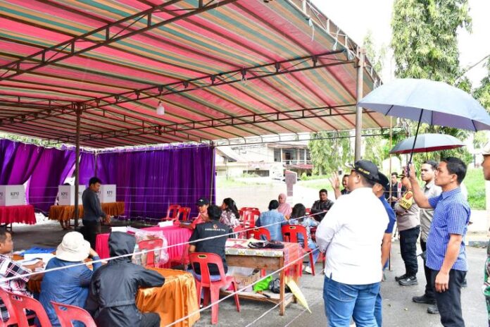Suasana di Tempat pemungutan suara pada Pilkada 2024 yang lalu.