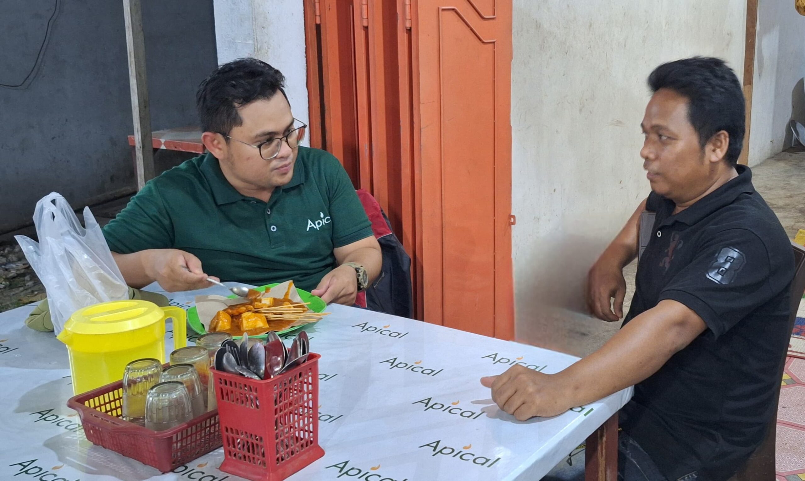 Sate Minang Saiyo Dagang Berkeliling, Kini Punya Kios Berkat Menjadi Mitra Apical