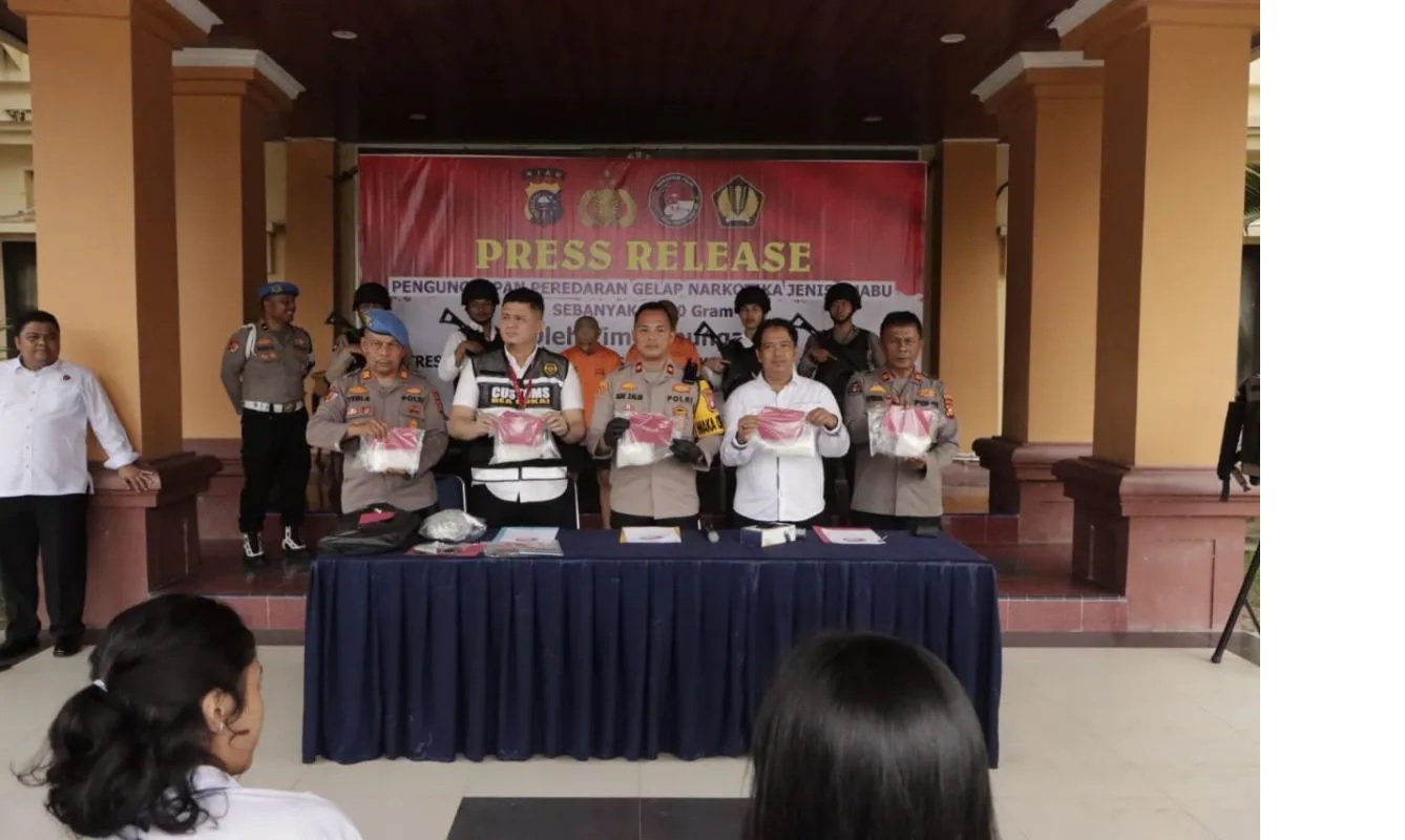 Polres Siak Gagalkan Peredaran 2,6 Kg Sabu, Dua Pengedar Diciduk
