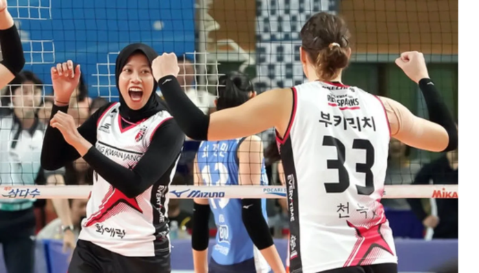 Megawati Hangestri Bawa Red Sparks Ukir 10 Kemenangan Beruntun di V-League