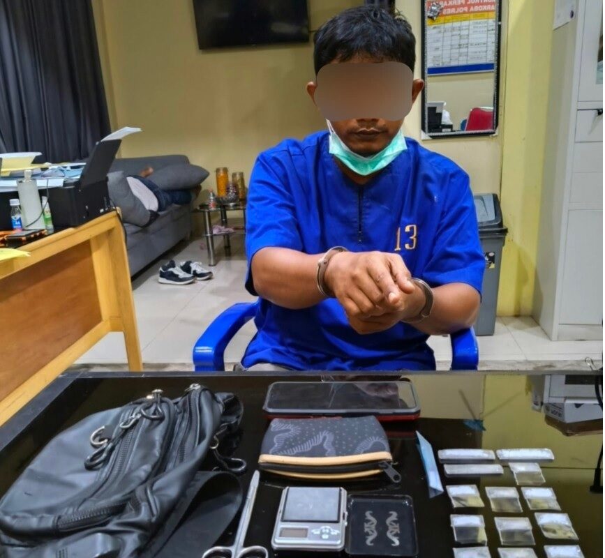 14 Paket Sabu dalam Tas Hitam, Pria di Dumai Terancam Hukuman Berat