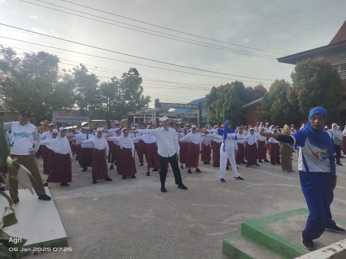 Senam Anak Indonesia Hebat Resmi Diluncurkan, Dumai Jadi Pelopor Pendidikan Karakter