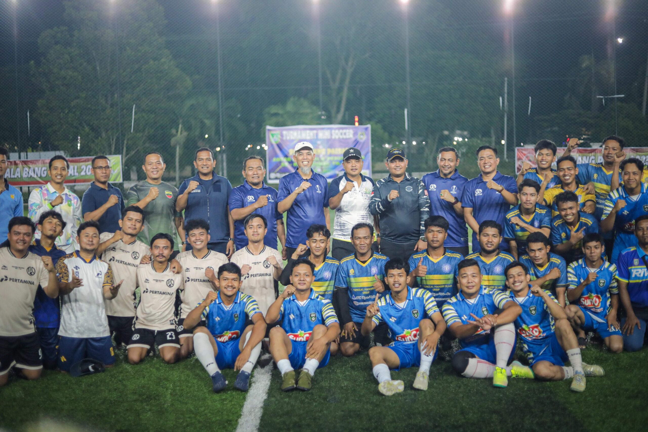 32 Tim Berlaga di Turnamen Mini Soccer Piala Bang Paisal