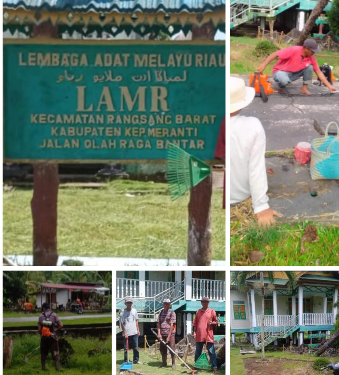LAMR Kecamatan Rangsang Barat Goro di Balai Adat