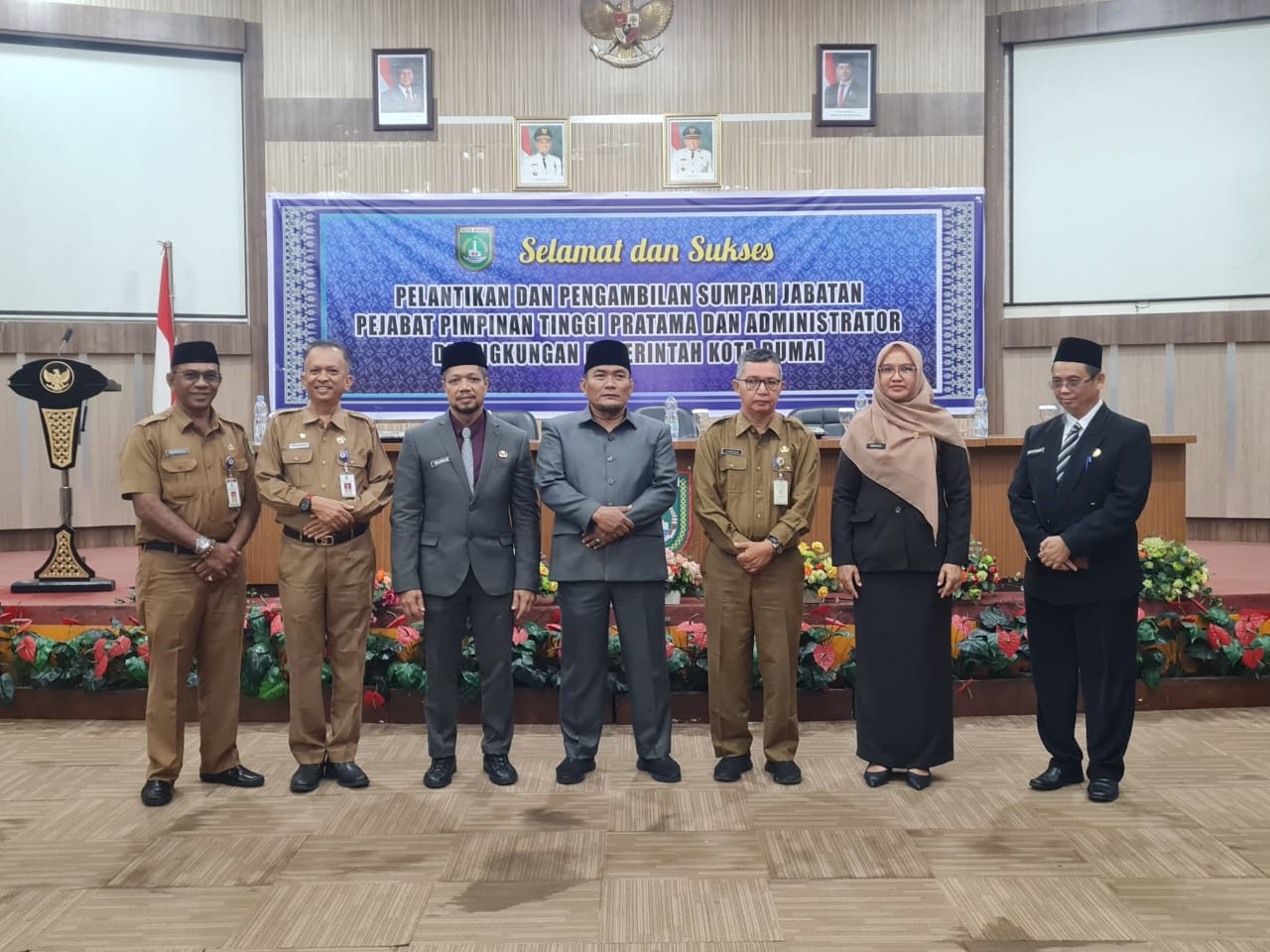 Rotasi Jabatan, Pemko Dumai Lantik Pejabat Tinggi Pratama dan Administrator