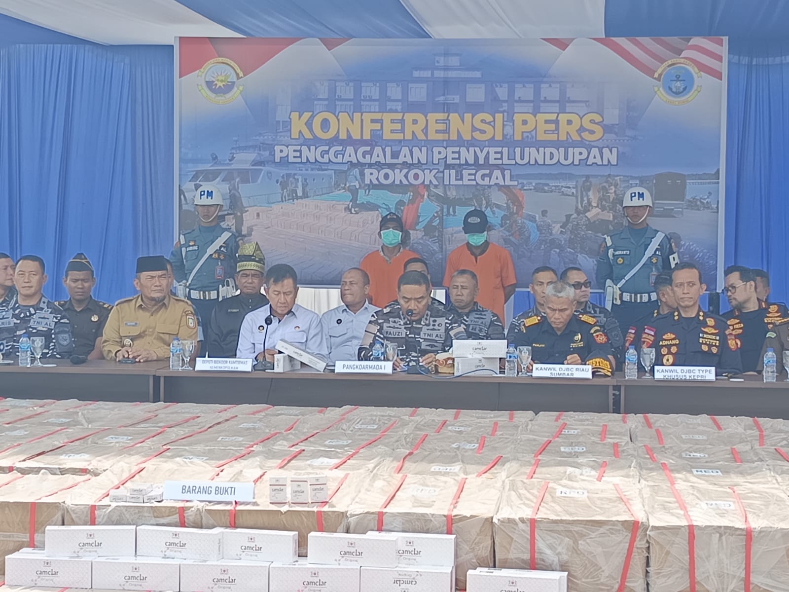 Rokok Ilegal Thailand Senilai Rp 97 Miliar Masuk Lewat Dumai, 1 Nahkoda Ditangkap