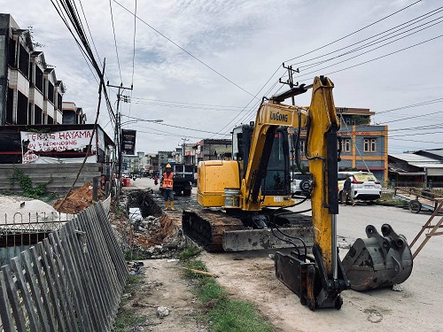 Pemko Dumai Bangun Drainase 856 Meter di Jalan Budi Kemuliaan, Anggaran Rp5,1 Miliar