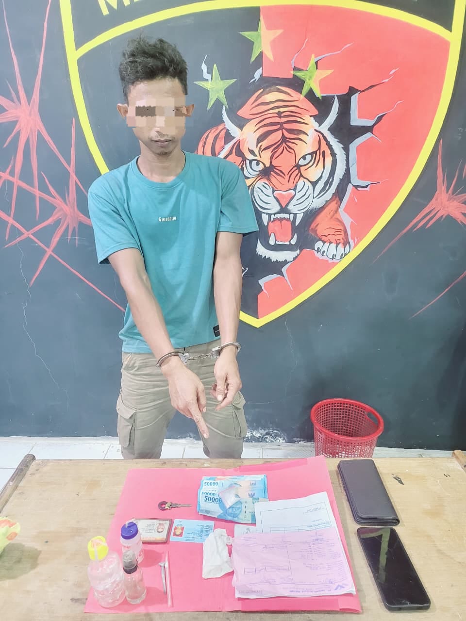 Kedapatan Simpan Sabu di Saku Celana, Sopir Truk Dibekuk Polisi Dumai