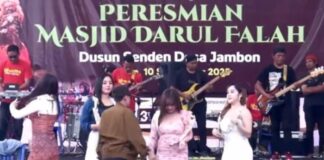 Viral pentas dangdut di Temanggung