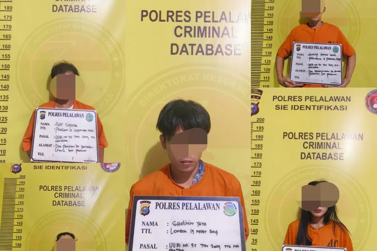 Polisi Bongkar Jaringan Sabu Antar-Desa di Pelalawan, Enam Pelaku Ditangkap