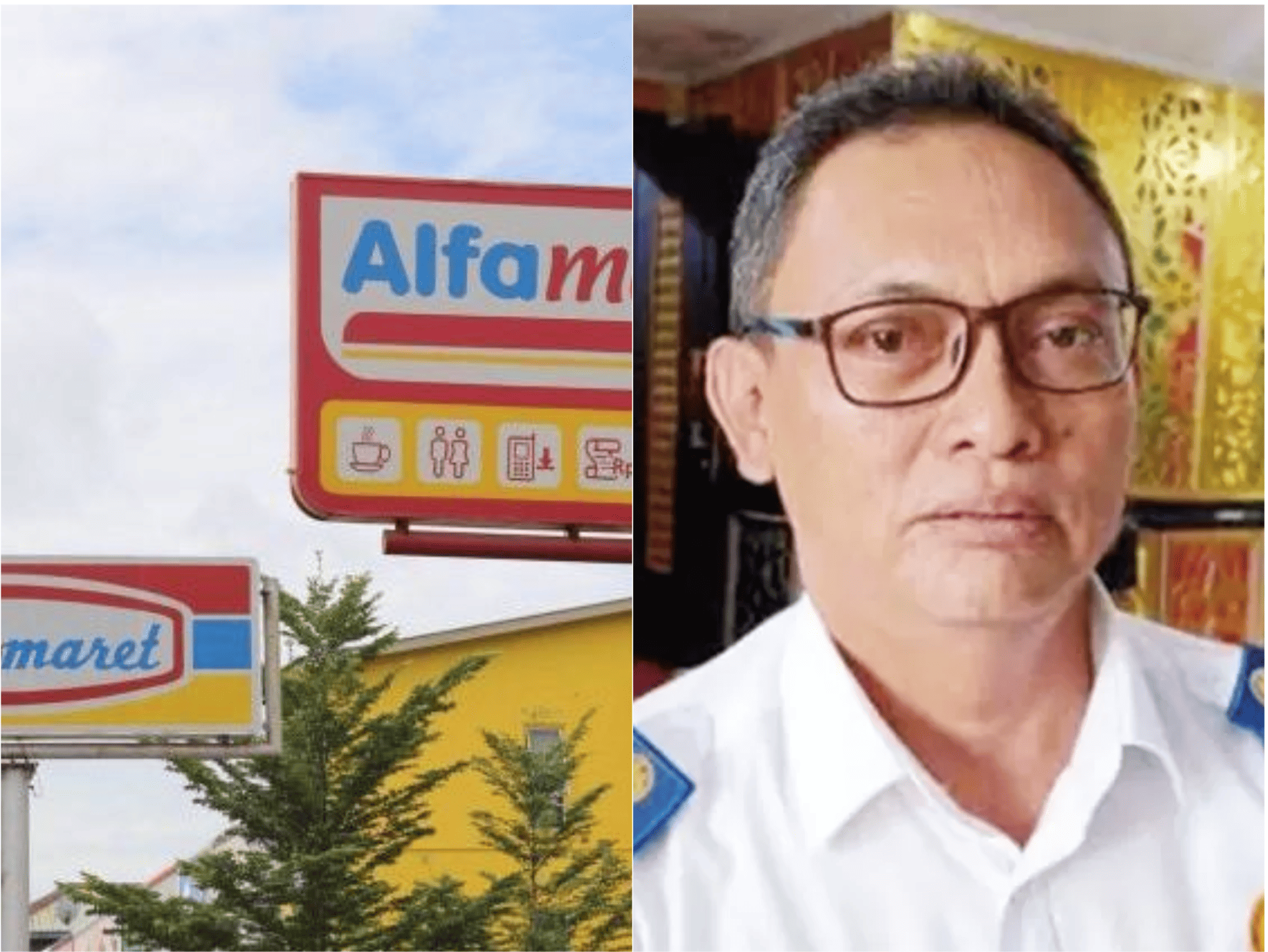 Parkir Alfamart dan Indomart