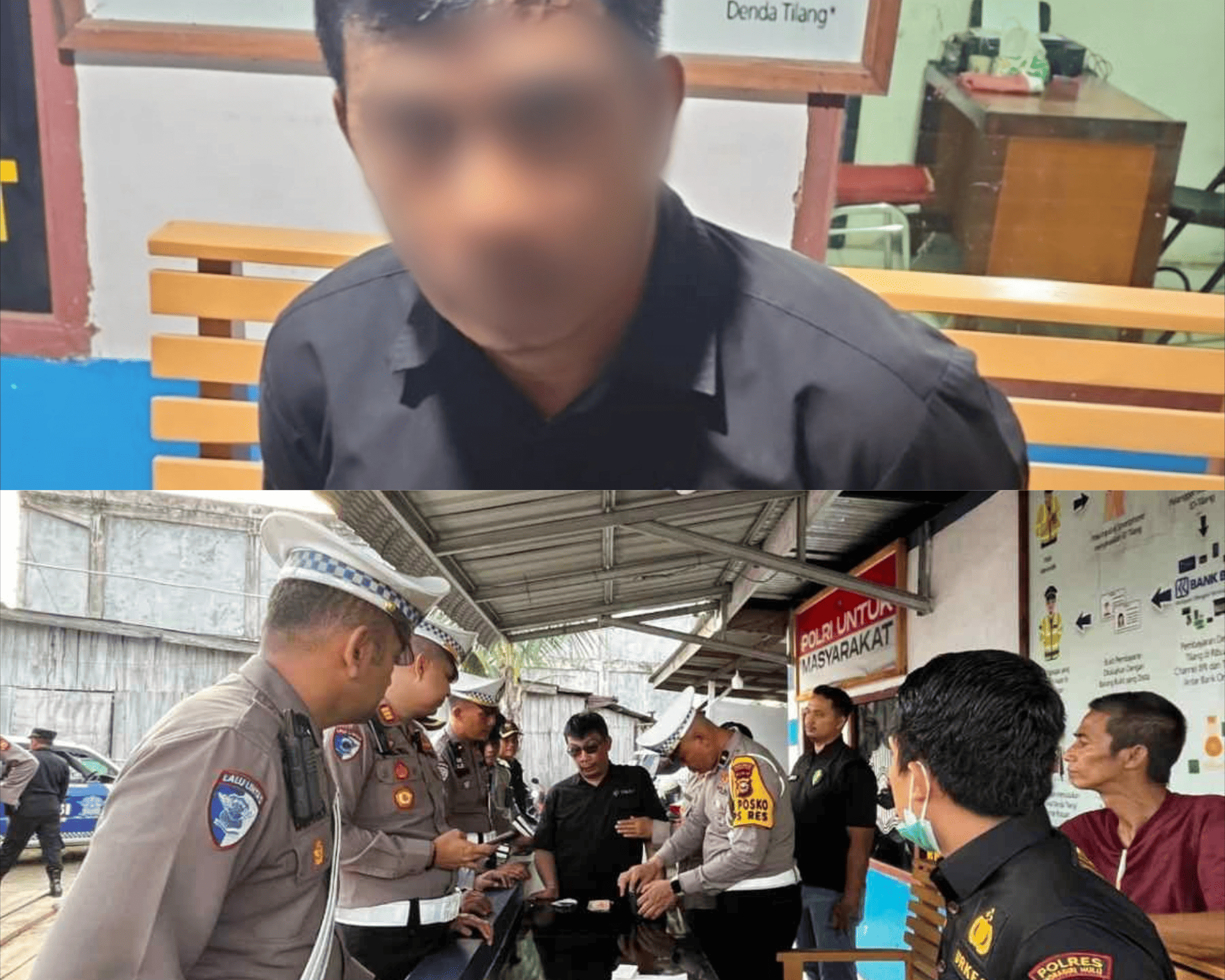 Sopir Bus AKAP Positif Sabu Diamankan Polisi Saat Operasi Lilin di Inhu
