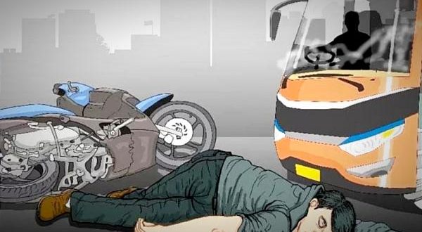 Ilustrasi laka lantas