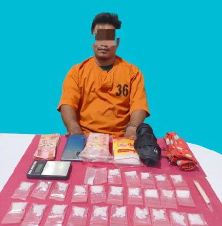 Pengedar Sabu Diciduk di Perkebunan Sawit Ukui, Polisi Sita 26 Paket