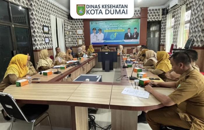 Dinkes Dumai Perkuat Sinergi Bersama Kepala Puskesmas Se-Kota Dumai