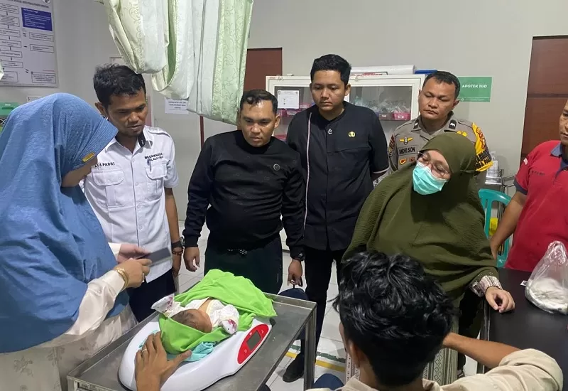 Bayi Ditemukan Tergeletak di Jalan Raya Kampar