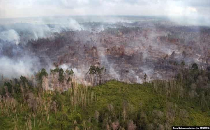Riau Dikepung 251 Hotspot, Bengkalis 139 Titik, Dumai Turut Terpantau BMKG