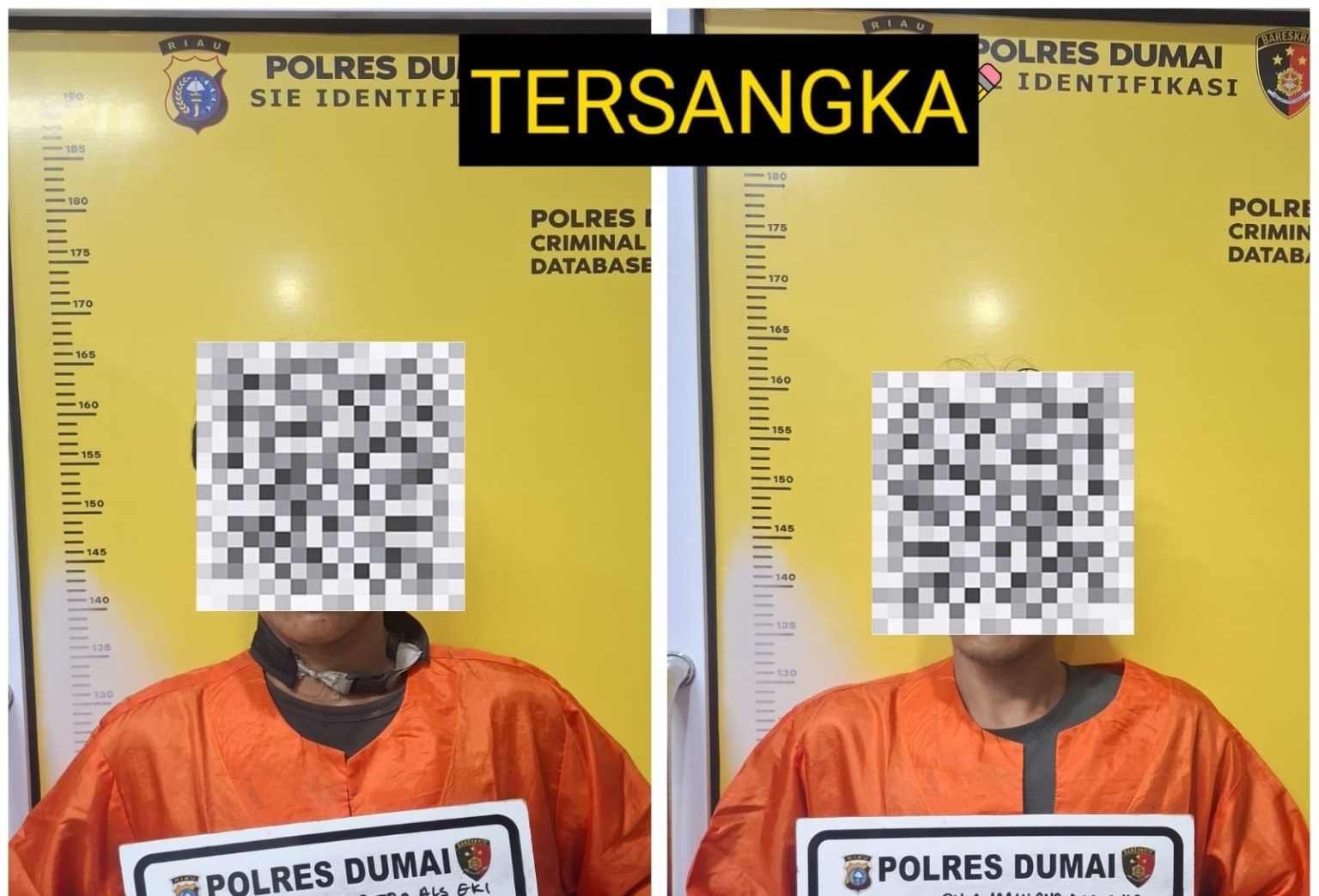 Motor Curian Ditemukan di Kandis, Dua Warga Bumi Ayu Diamankan Polres Dumai