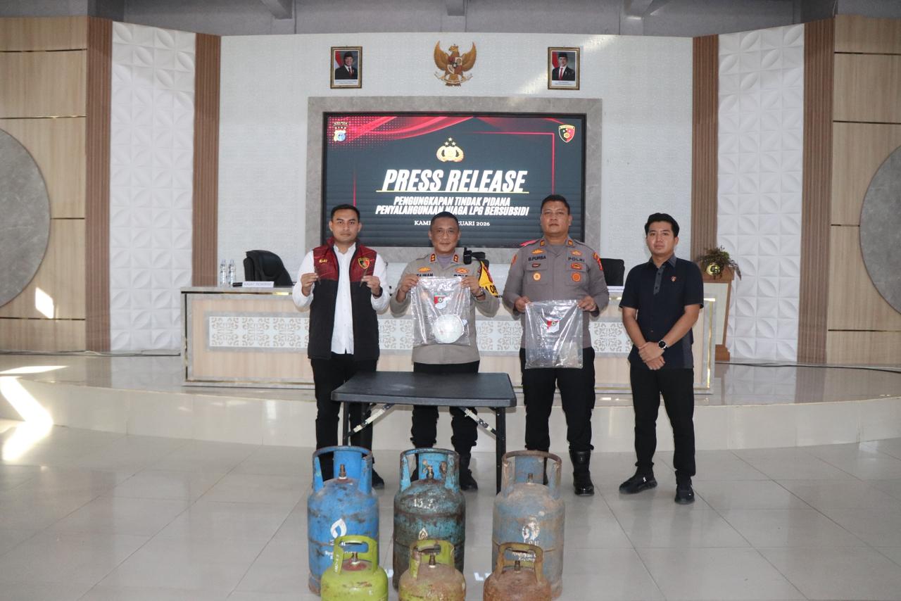 Oplos LPG 3 Kg ke 12 Kg, Tiga Pelaku Diciduk Polisi di Rohil