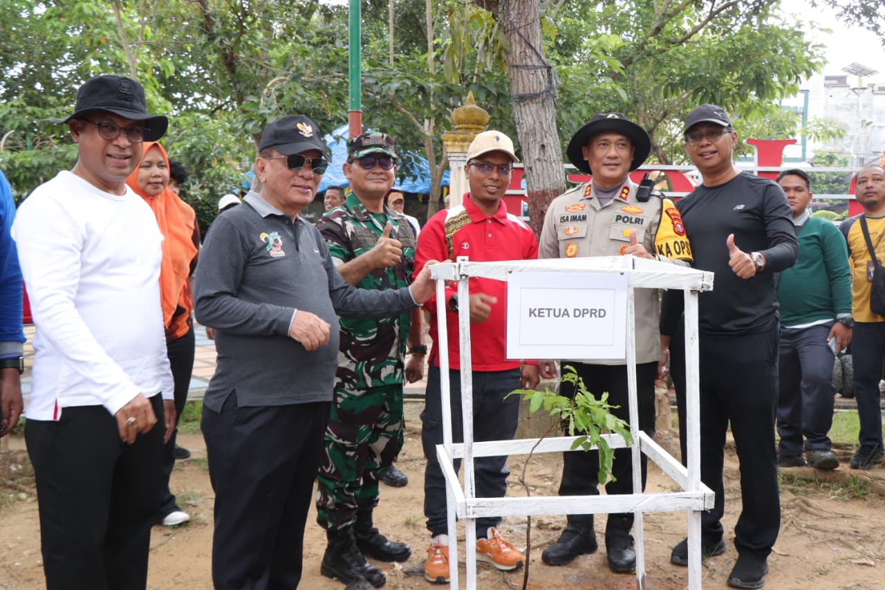 Dukung Program GIA, Polres Rohil Apel & Kurve Bersama Forkompinda 