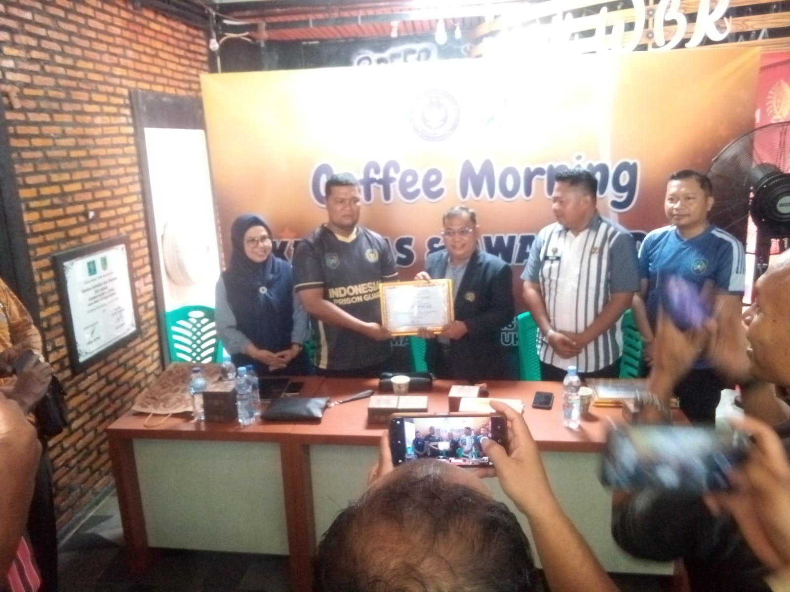 Sambut Ramadhan, Lapas Kelas IIA Bagansiapiapi Gelar Coffee Morning Bersama Insan Pers