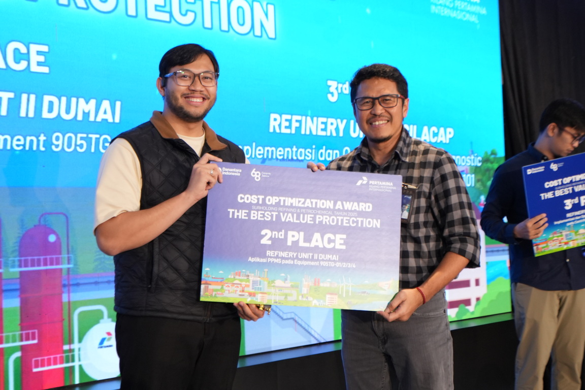 Kilang Pertamina Dumai Sabet 4 Penghargaan, Realisasi Cost Optimization Tembus 396 Persen