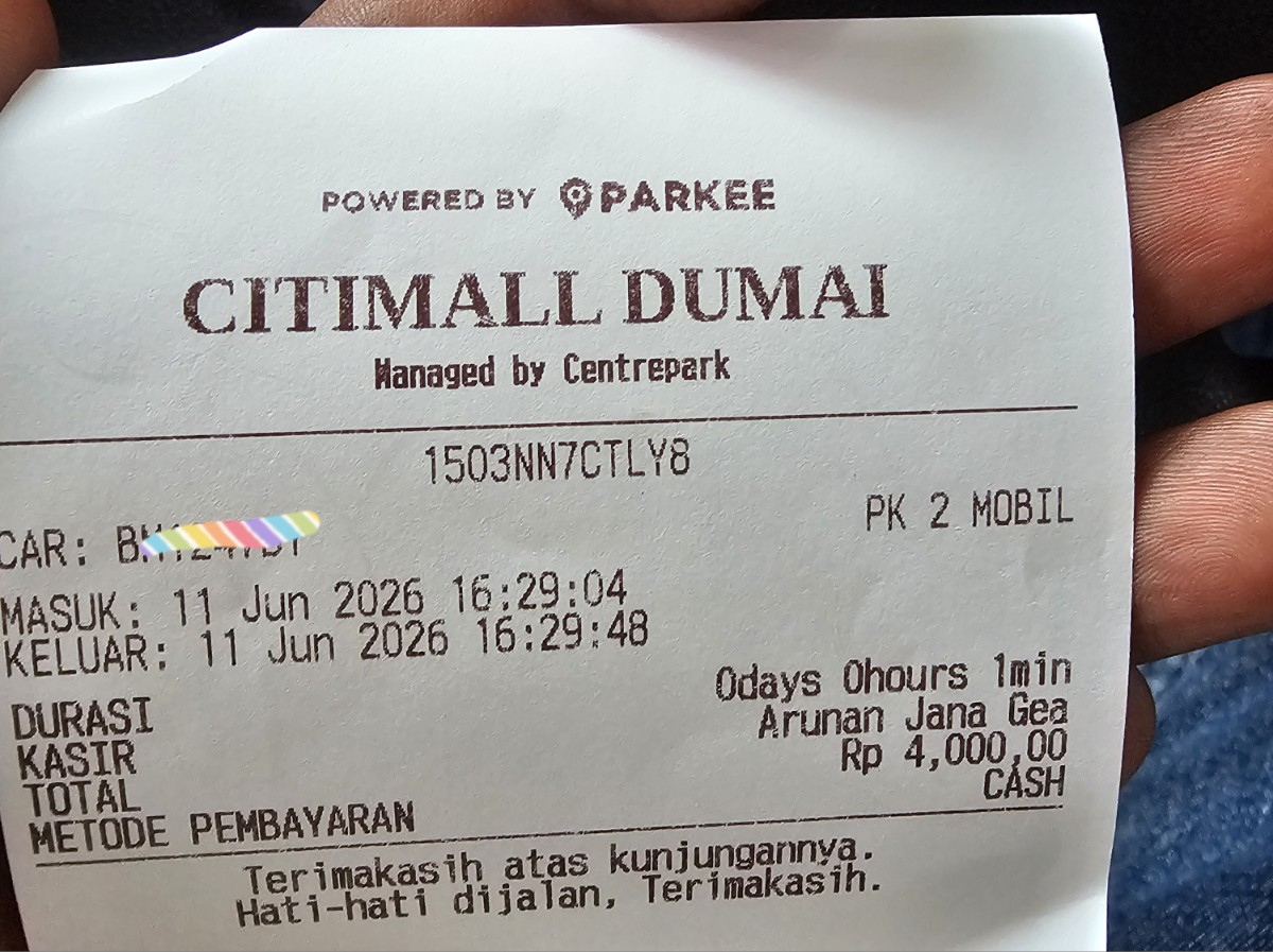 Sistem Parkir Citimall Dumai Disorot, Tak Jadi Parkir Tetap Kena Tarif Rp4.000