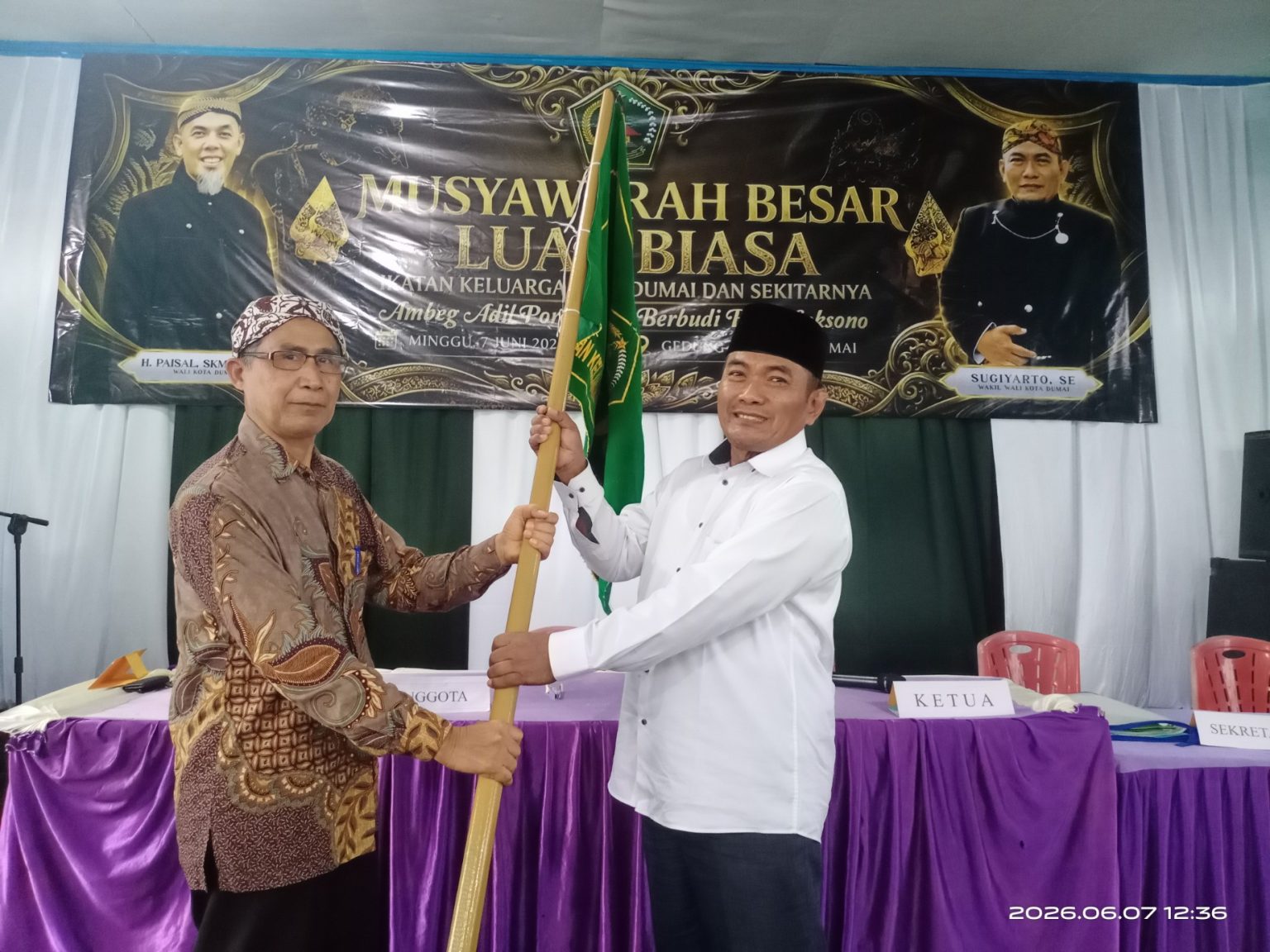 Aklamasi! Sugiyarto Resmi Pimpin IKJS Dumai