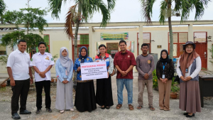 Pertamina Kilang Sungai Pakning Bantu Pemulihan SMP Terdampak Puting Beliung