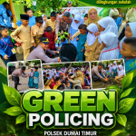 Kapolsek Dumai Timur Edukasi Siswa SDN 009 Tanjung Palas soal Anti Bullying, UU ITE hingga Green Policing