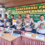 Toke Sawit Ditangkap di Dumai, Polisi Sita 2 Kg Sabu dan 4 Kg Ganja