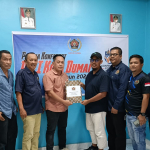 Diantar Tokoh Senior,  Bambang Prayetno Ambil Formulir Pendaftaran Balon Ketua PWI Dumai