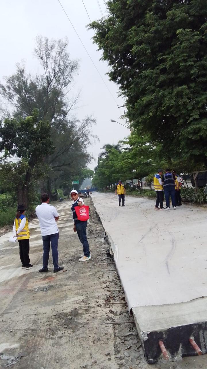 Dinas PU Jelaskan Pembangunan Jalan Soekarno Hatta Dumai, Keretakan Sejumlah Segmen Jadi Perhatian