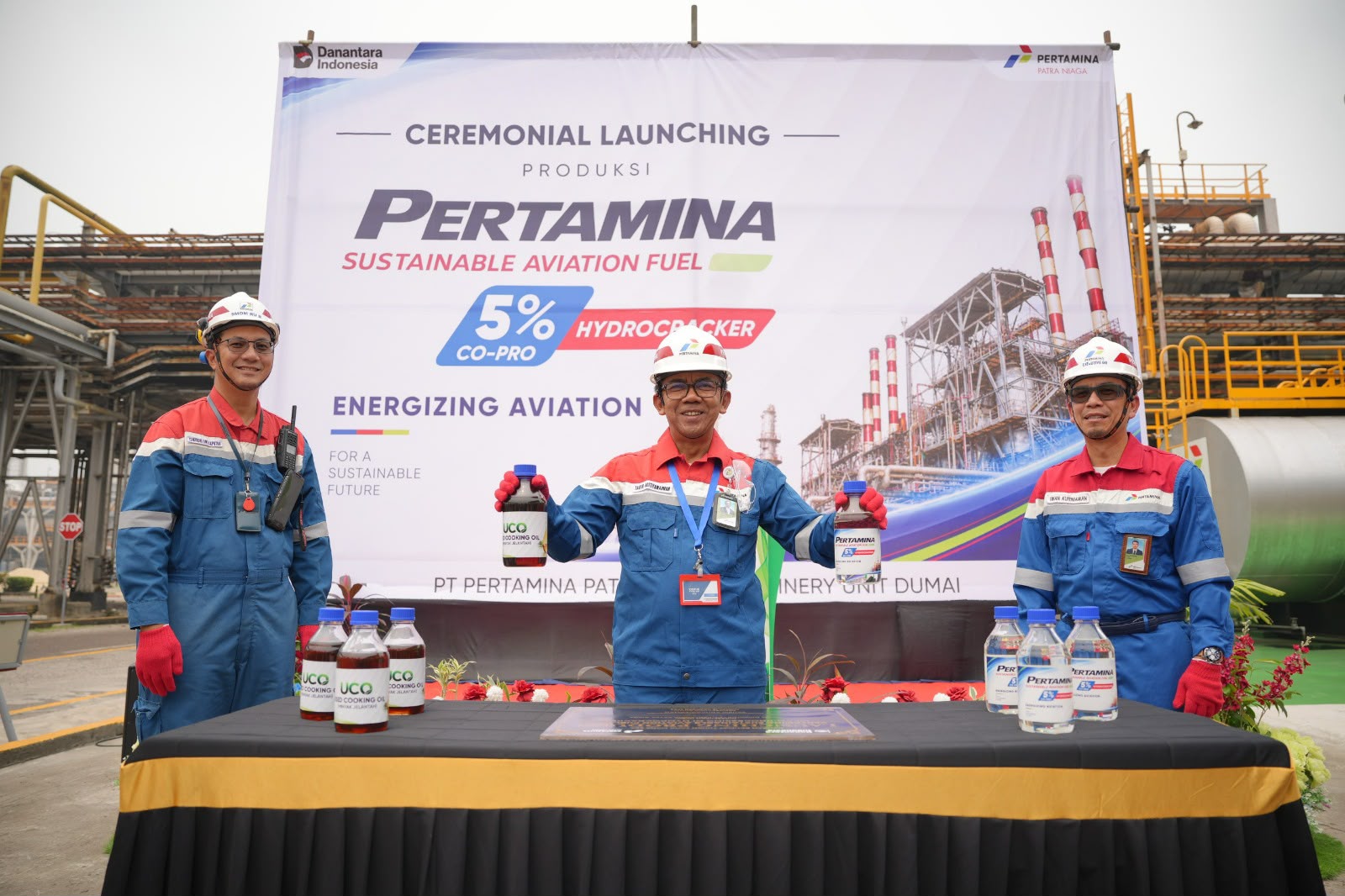 Minyak Jelantah Terbang Lebih Jauh, Kilang Dumai Cetak Sejarah ASEAN